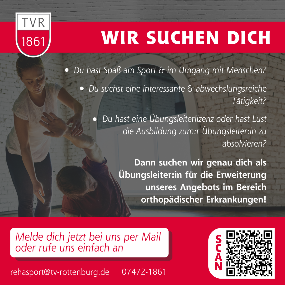 TV Rottenburg - Sport für eine ganze Stadt: Übungsleiter:in Reha-Sport Orthopädie